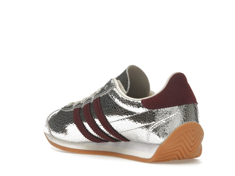 adidas Country OG Silver Metallic Maroon (Women's)