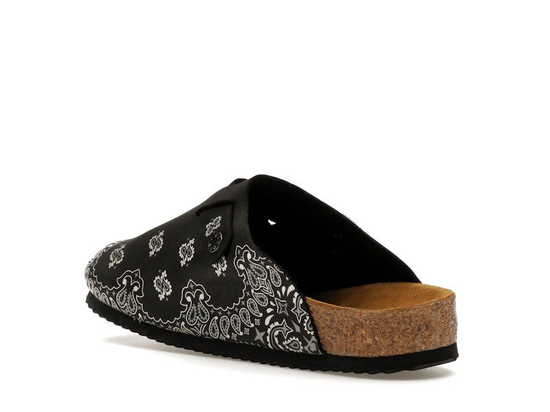 Bravest Studios Suede Paisley Clogs Black