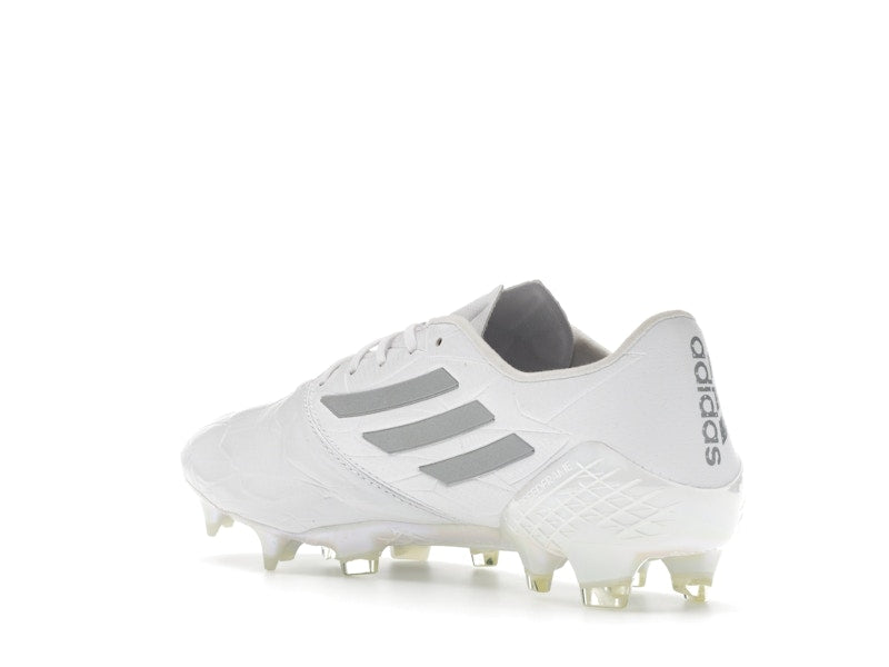 adidas Adizero F50 4 Leather FG White Silver Metallic