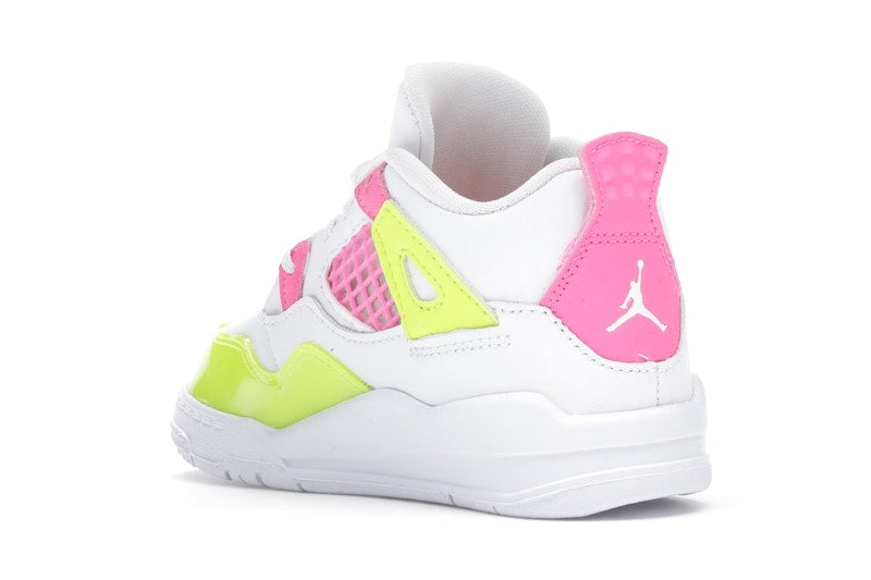 Jordan 4 Retro White Lemon Pink (TD)
