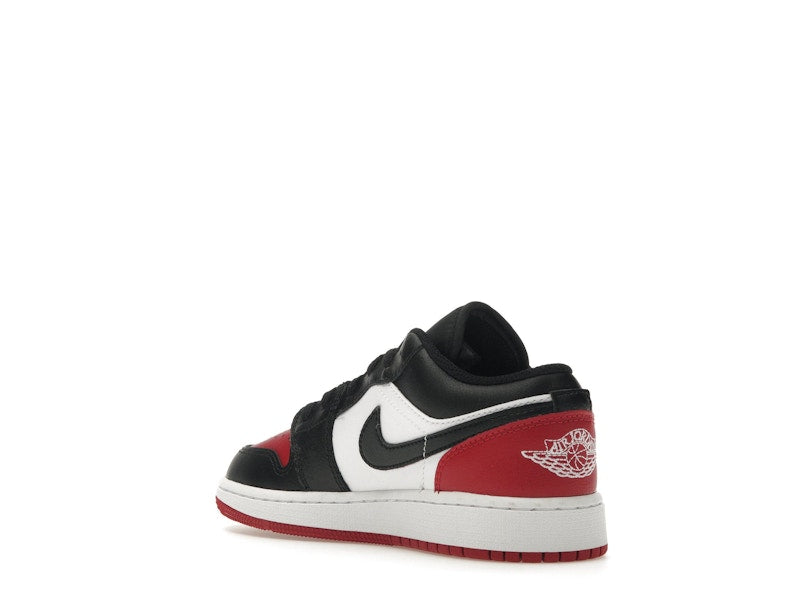 Jordan 1 Low Bred Toe 2.0 (GS)