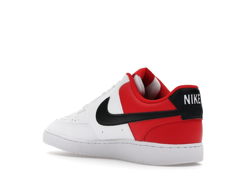 Nike Court Vision Low White Black University Red