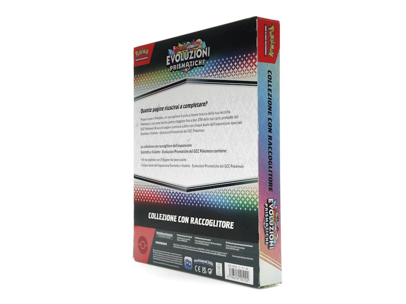 Pokémon Scarlet & Violet Prismastic Evolution Binder Collection (Italian)