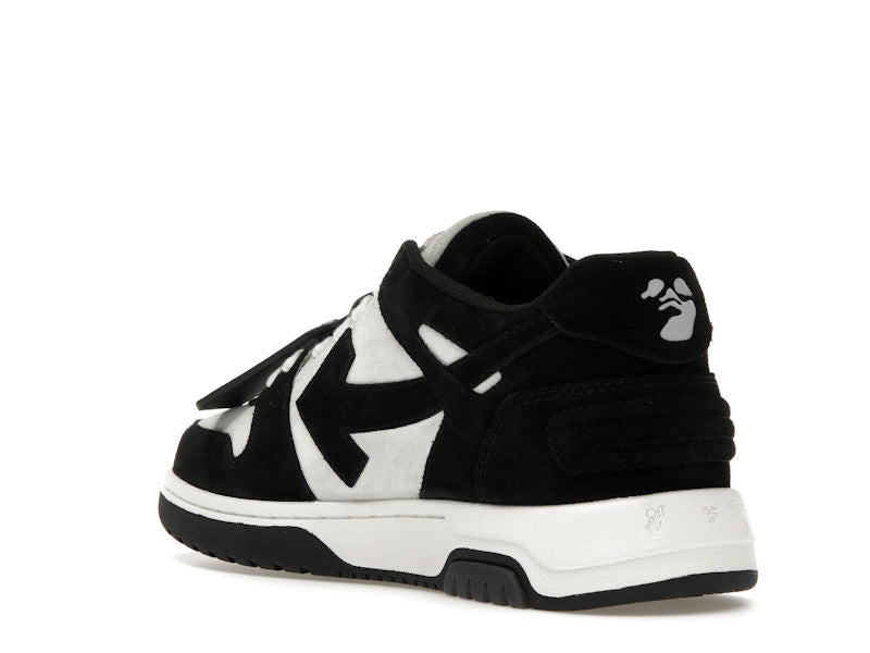 OFF-WHITE Out Of Office OOO Low Tops White Black Suede