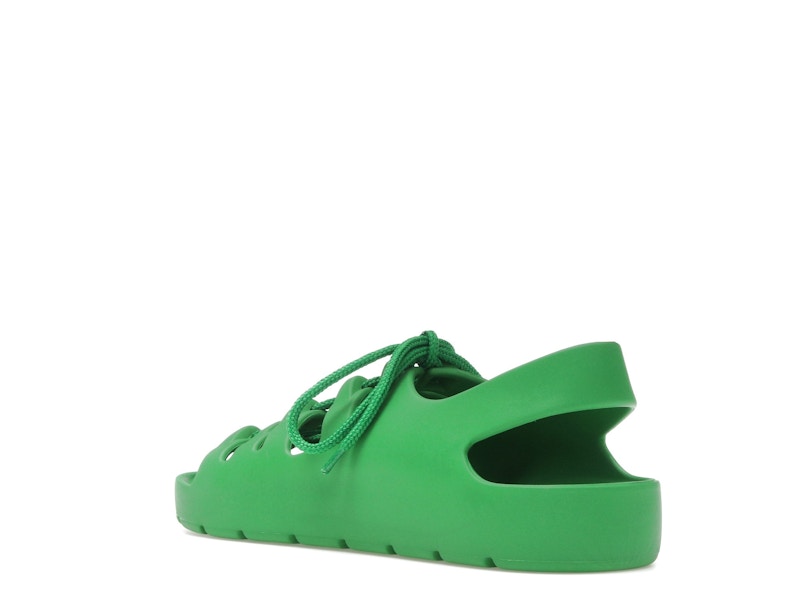 Bottega Veneta Jelly Lace Up Sandal Green (Women's)