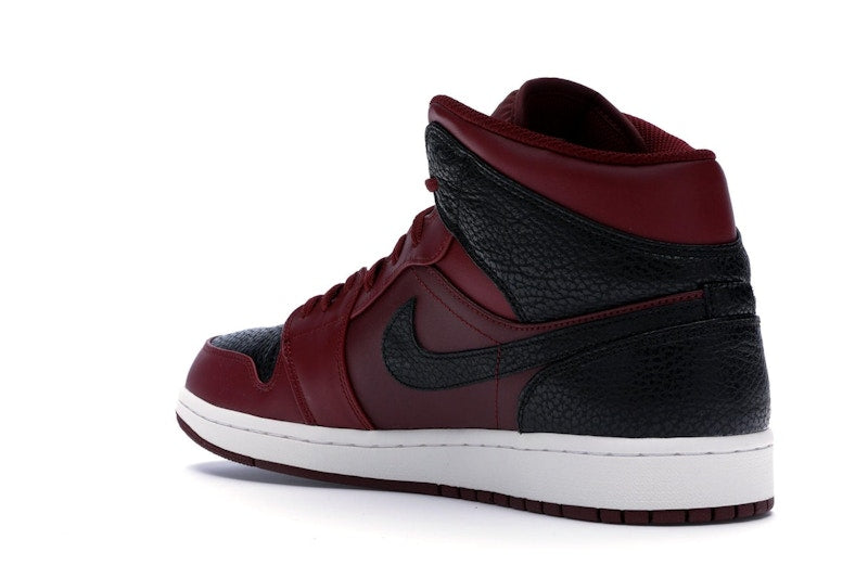 Jordan 1 Retro Mid Team Red Black