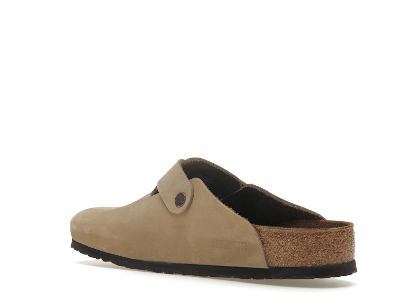 Birkenstock Boston Oiled Leather Tobacco Brown