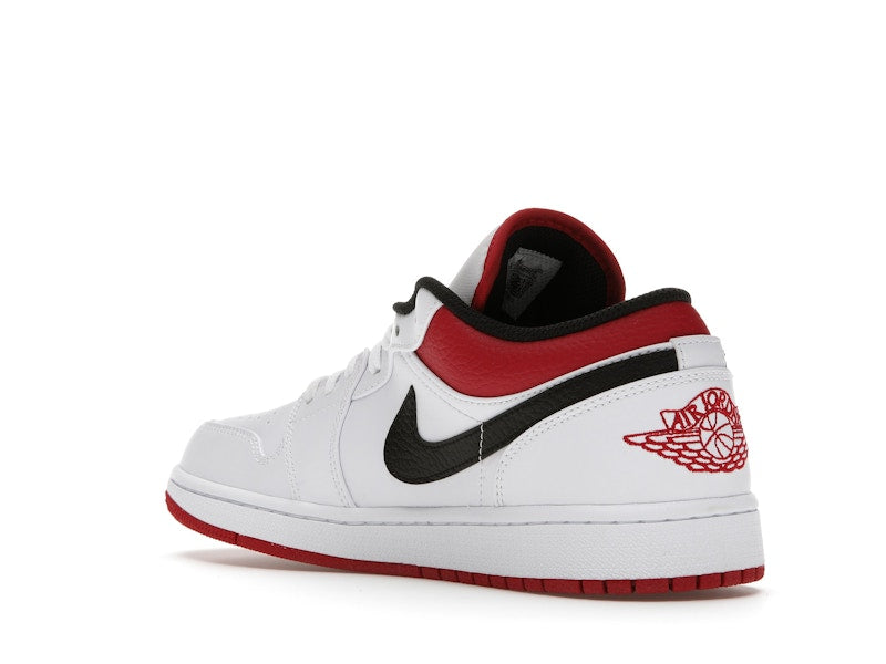 Jordan 1 Low White University Red Black
