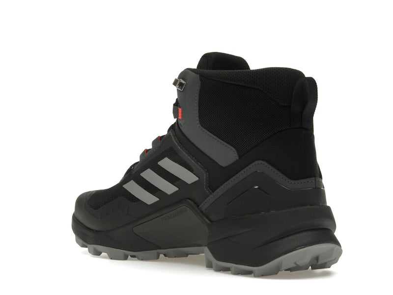 adidas Terrex Swift R3 Mid GTX Core Black Grey Solar Red