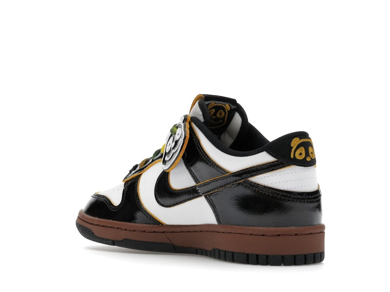 Nike Dunk Low SE Panda-Monium White Black Fauna Brown (GS)