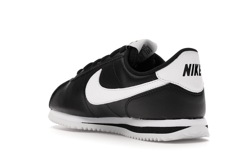 Nike Cortez Basic Leather Black White (GS)
