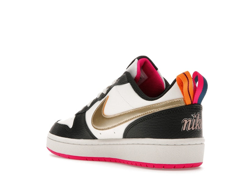 Nike Court Borough Low 2 Off Noir Pink Prime (GS)