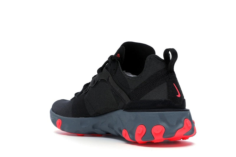 Nike React Element 55 Black Solar Red