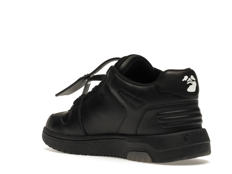 OFF-WHITE OOO Low Tops "For Walking" Black White
