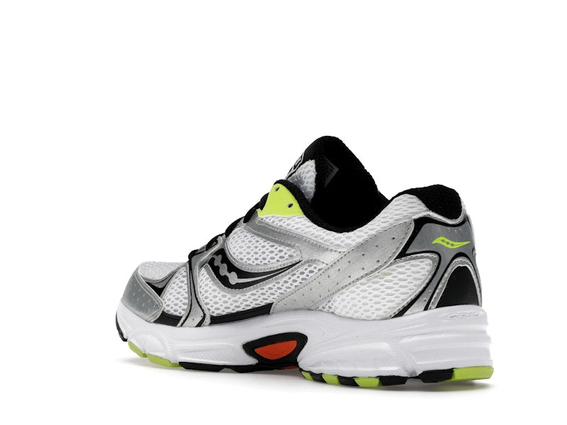 Saucony Grid Ride Millennium White Silver Lime Orange