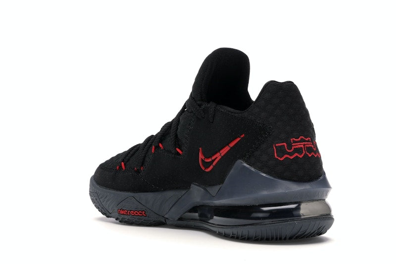 Nike LeBron 17 Low Black Red Dark Grey
