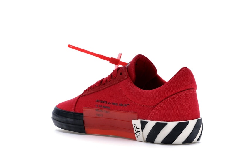 OFF-WHITE Vulc Low Red