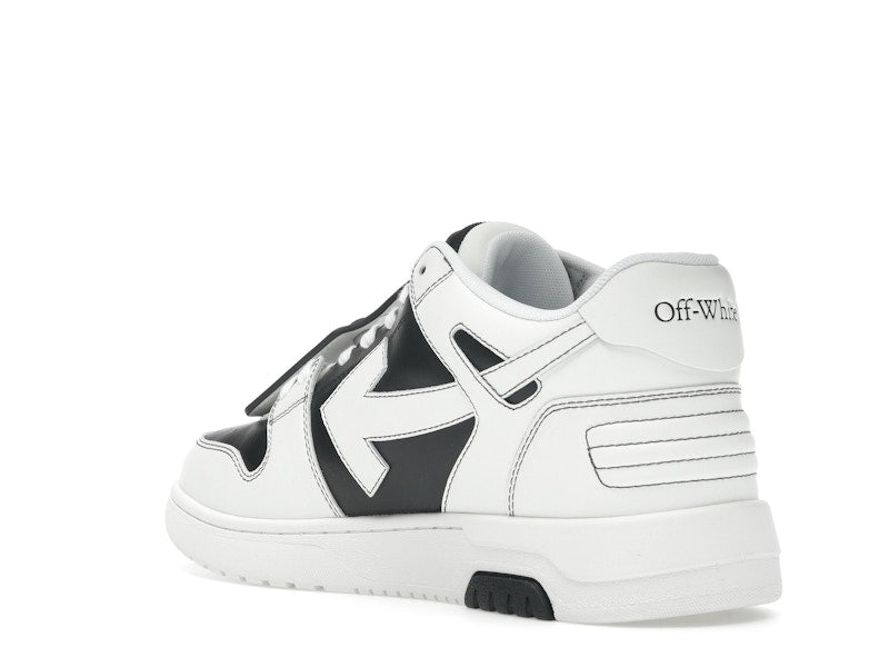 OFF-WHITE Out Of Office OOO Low Tops Black White