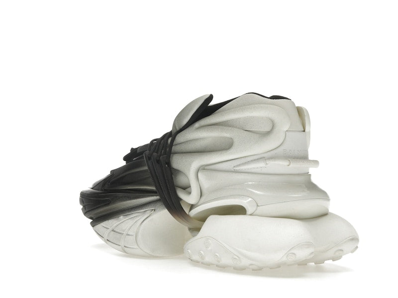 Balmain Unicorn Low-Top White Black Gradiant