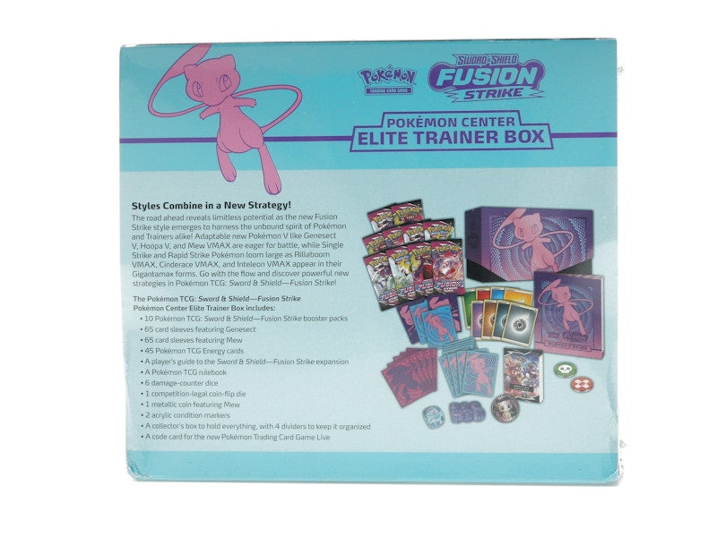 Pokémon TCG Sword & Shield Fusion Strike Pokémon Center Elite Trainer Box