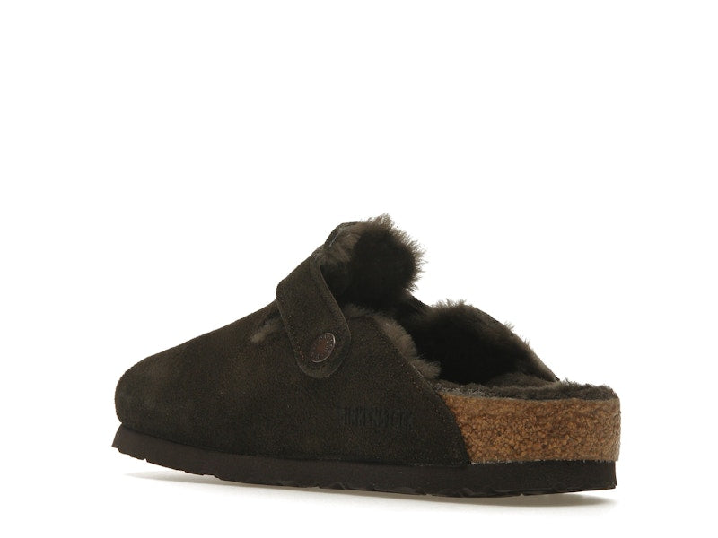 Birkenstock Boston Shearling Suede Mocha