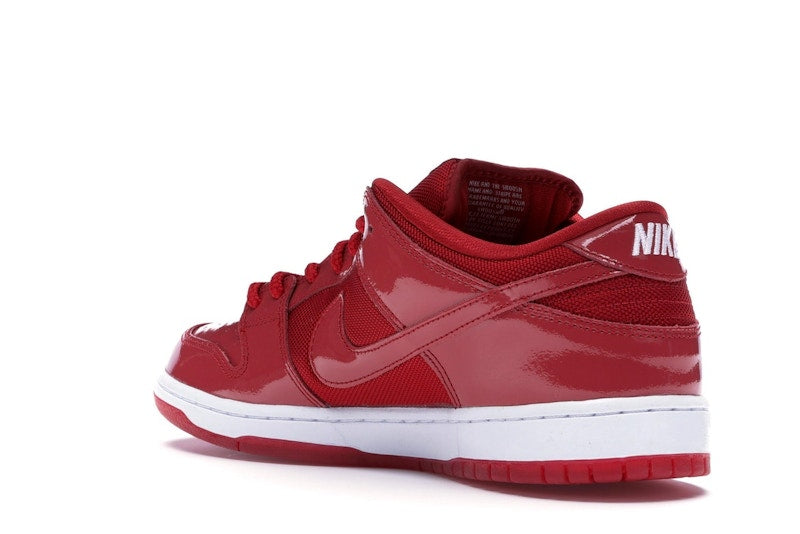 Nike SB Dunk Low Red Patent Leather