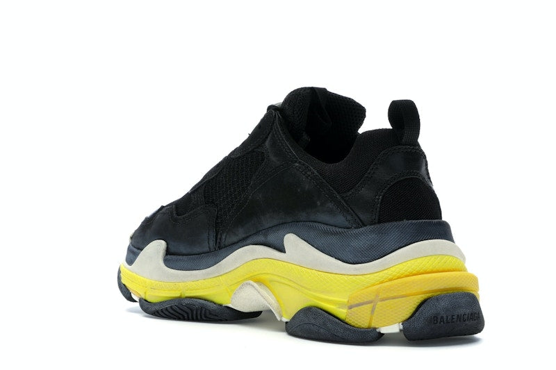 Balenciaga Triple S Black Yellow (Women's)