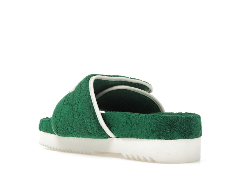adidas x Gucci GG Platform Sandal Green