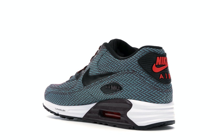 Nike Air Max Lunar90 Burgundy-Herringbone