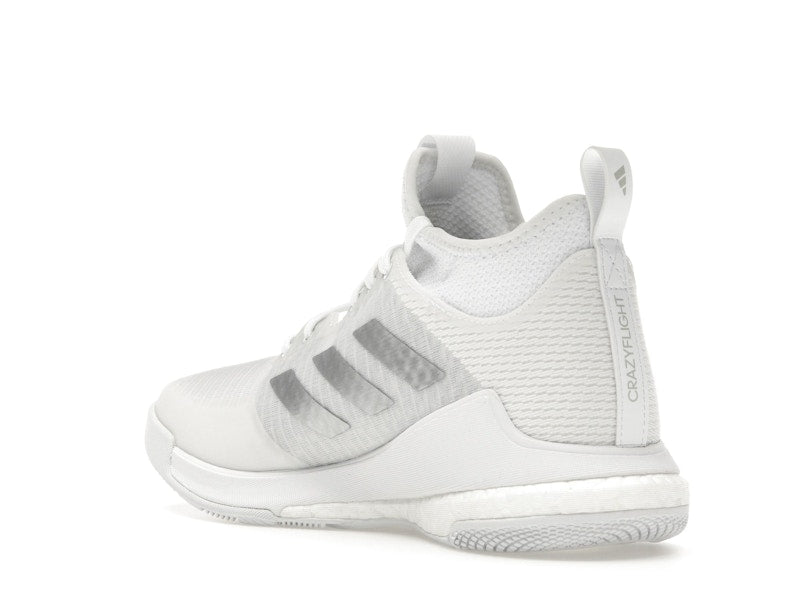 adidas Crazyflight Mid Cloud White Silver Metallic Grey (Women's)