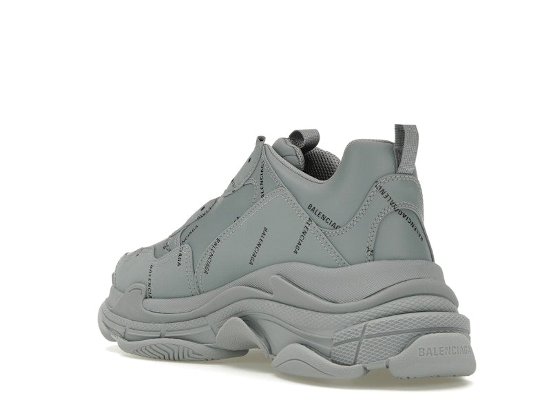 Balenciaga Triple S AllOver Logo Grey Black