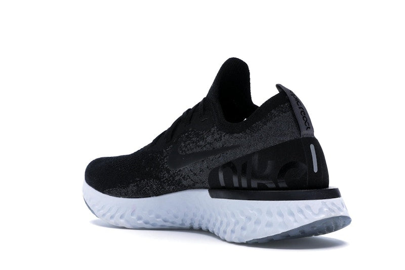 Nike Epic React Flyknit Black Dark Grey