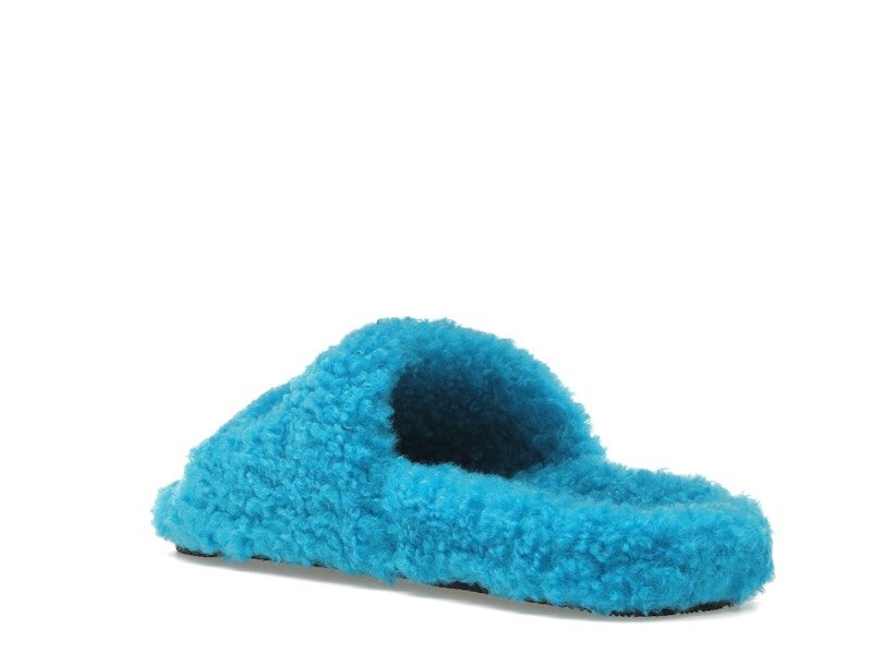Balenciaga Furry Slide Sky Blue