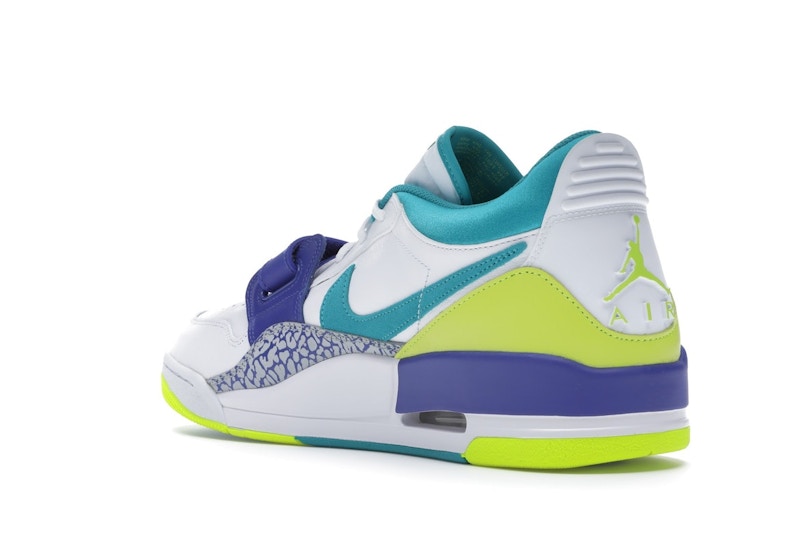 Jordan Legacy 312 Low Ultramarine Neon Yellow Aquamarine