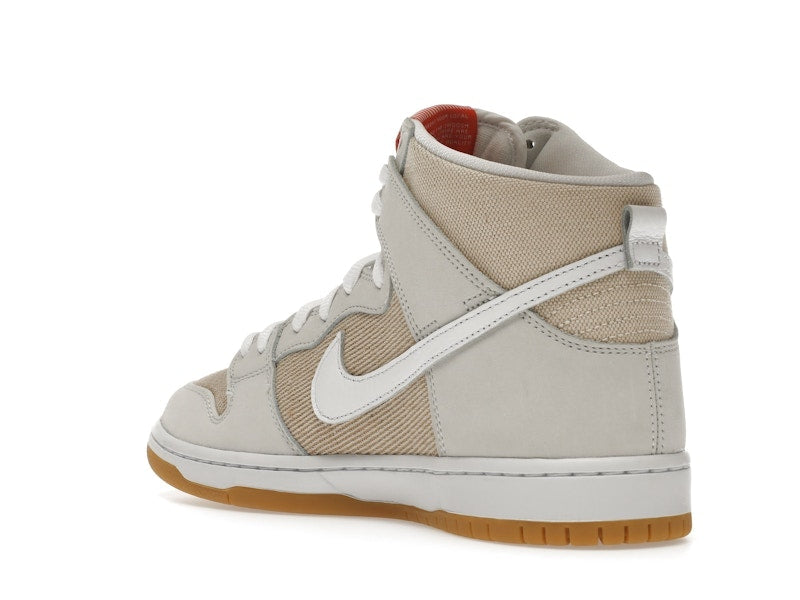 Nike SB Dunk High Pro ISO Orange Label Unbleached Natural