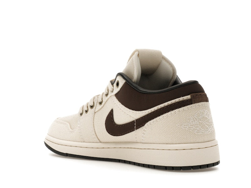 Jordan 1 Low Premium Pale Ivory Off Noir Baroque Brown