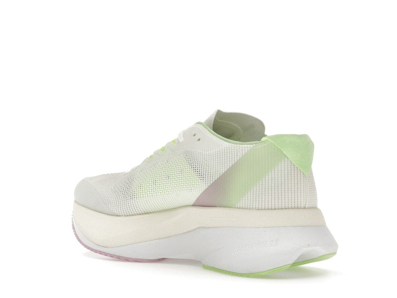 adidas Adizero Boston 12 Cloud White Core Black Green Spark