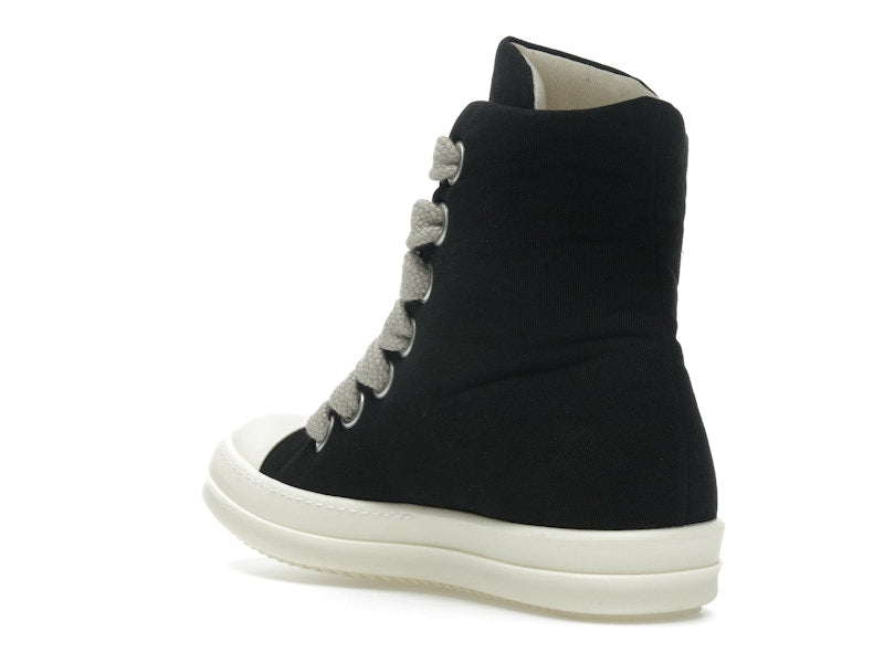 Rick Owens DRKSHDW Hollywood Jumbo Lace Puffer High Top Black Milk