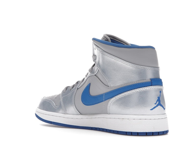 Jordan 1 Mid Wolf Grey Sport Blue