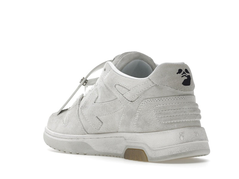OFF-WHITE Out Of Office OOO Low Tops Vintage Suede Destressed White