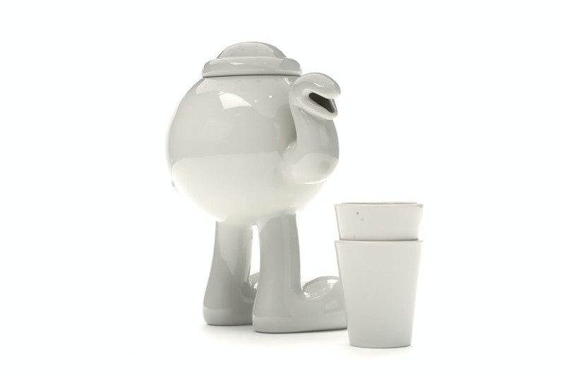 James Jarvis Glazed Porcelain Teapot White