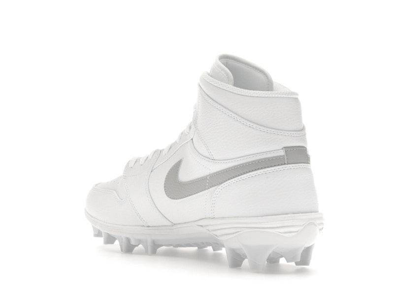 Jordan 1 Mid TD Cleat White Grey Fog