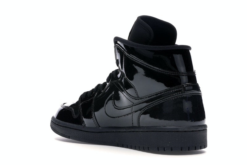 Jordan 1 Mid SE Triple Black Patent (Women's)