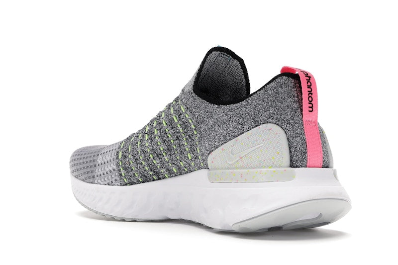 Nike React Phantom Run Flyknit 2 Flash Crimson Baltic Blue