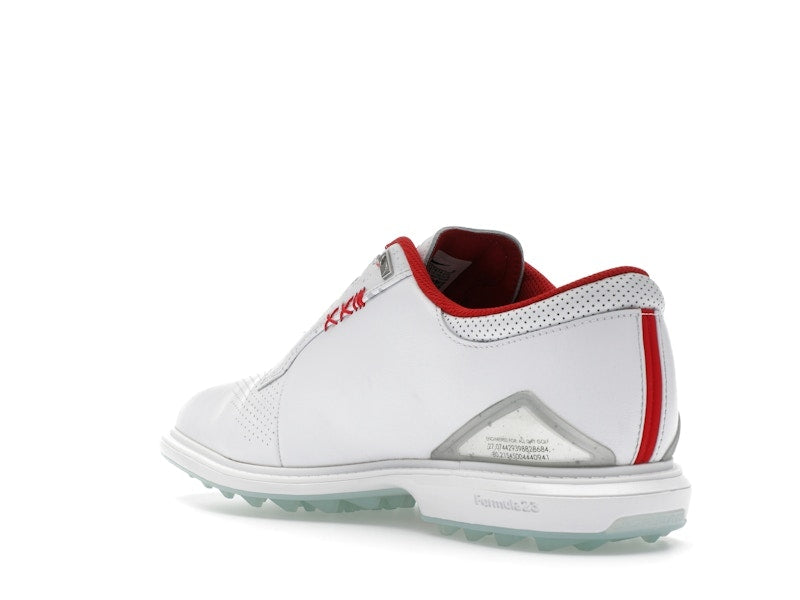 Jordan ADG 5 White Metallic Silver Blue Tint Fire Red (Wide)