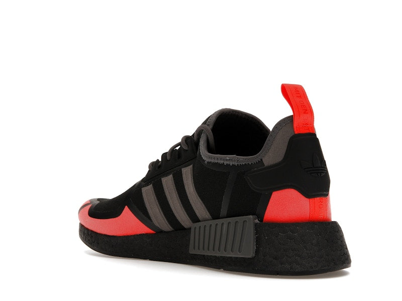 adidas NMD R1 Core Black Solar Red Grey