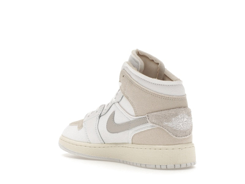 Jordan 1 Mid SE Craft Inside Out Tech Grey (GS)
