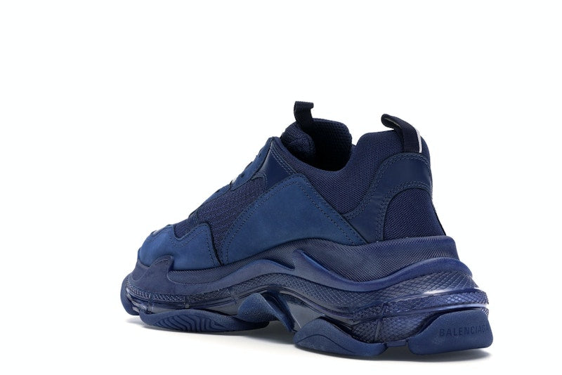 Balenciaga Triple S Clear Sole Navy