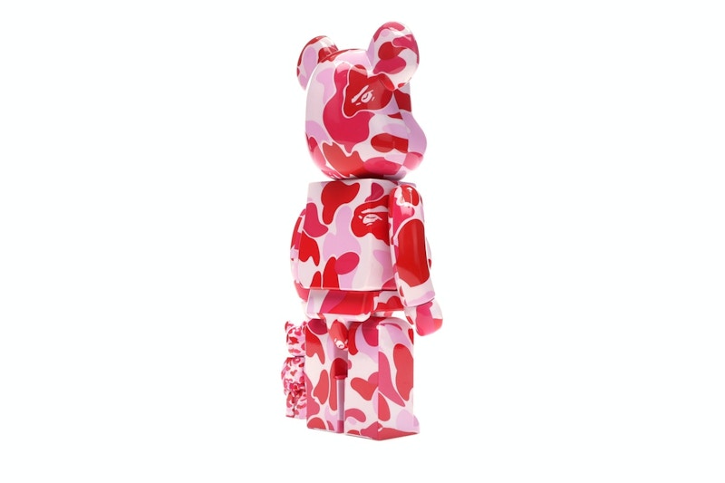 Bearbrick A Bathing Ape ABC Camo 100% & 400% Set Pink