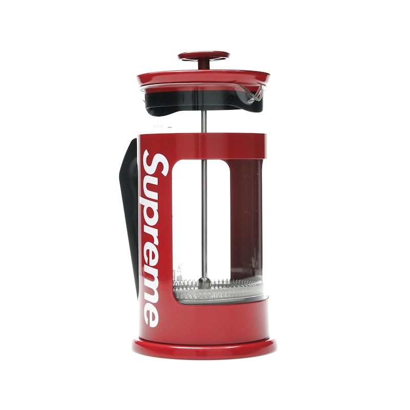 Supreme Bialetti 8-Cup French Press Red